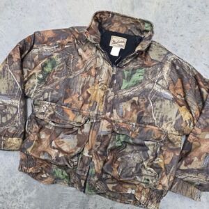 Vintage Woolrich Outdoor Guide Collection Advantage Timber Camo Jacket Women L
